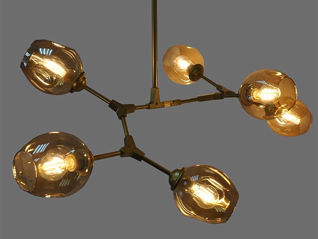 Подвесная люстра Elvan LU-113/6-Е27-Gl Фото № 8