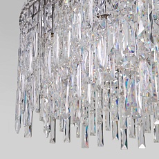 Подвесная люстра Eurosvet Blitz 60160 хром/ прозрачный хрусталь Strotskis 2