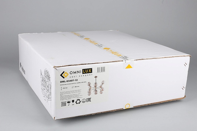 Потолочная люстра Omnilux Pozzallo OML-93407-12 изображение 4 Потолочная люстра Omnilux Pozzallo OML-93407-12 Фото № 4