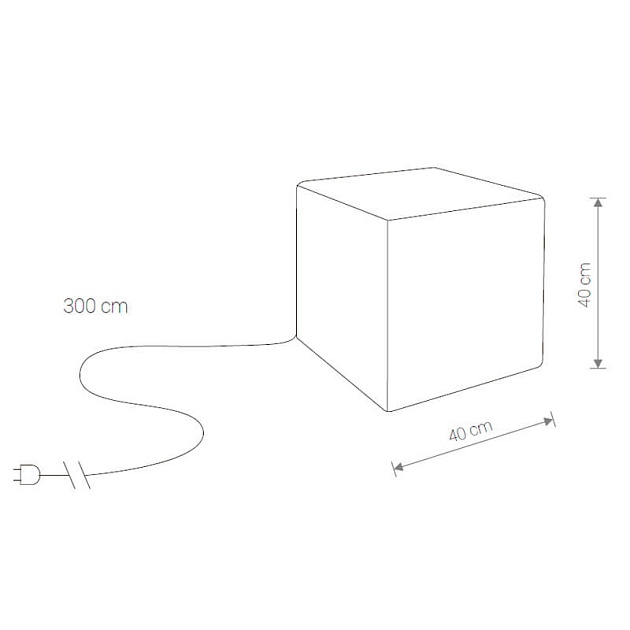 Уличный светильник Nowodvorski Cumulus Cube 8966 Фото № 2