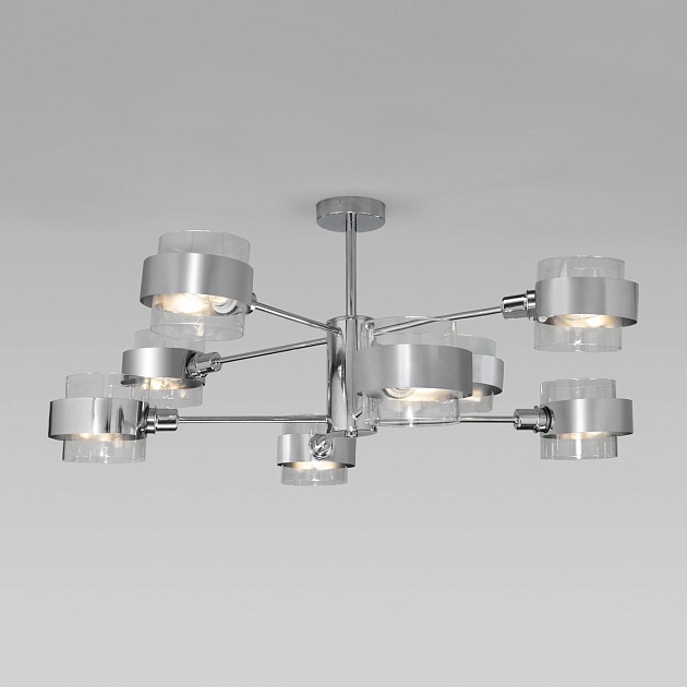 Потолочная люстра Eurosvet Arcada 70127/8 хром Фото № 