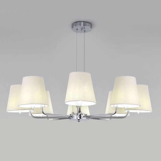 Подвесная люстра Eurosvet Amaretto 60155/8 хром изображение Подвесная люстра Eurosvet Amaretto 60155/8 хром Фото №