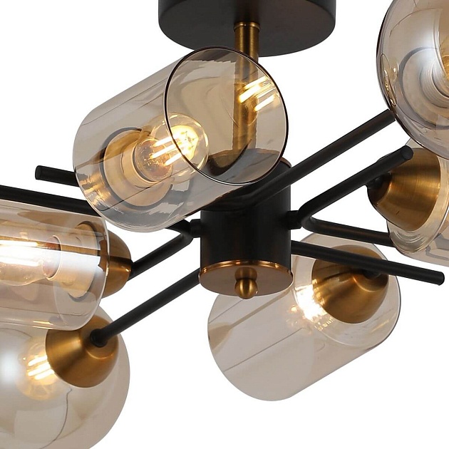 Потолочная люстра Illumico IL8243-8COU-79 BK GD Фото № 3