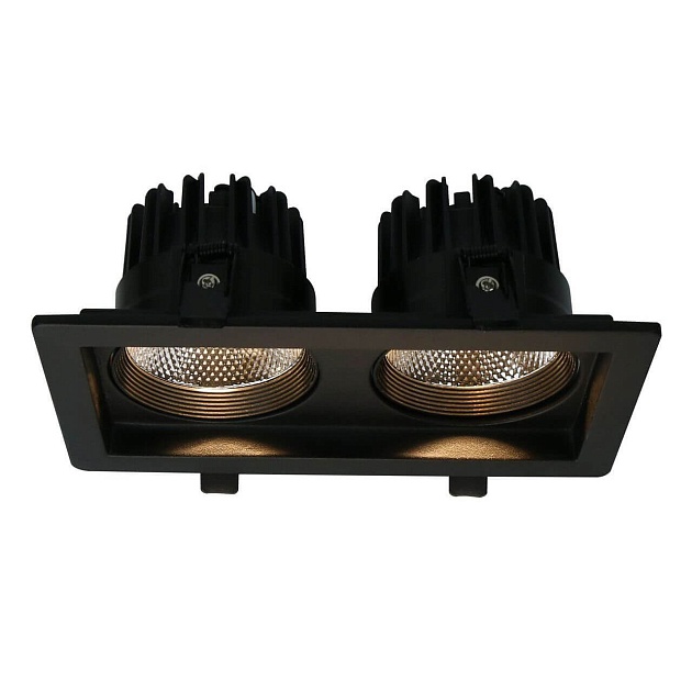 Встраиваемый светодиодный светильник Arte Lamp Privato A7007PL-2BK изображение 3 Встраиваемый светодиодный светильник Arte Lamp Privato A7007PL-2BK Фото № 3