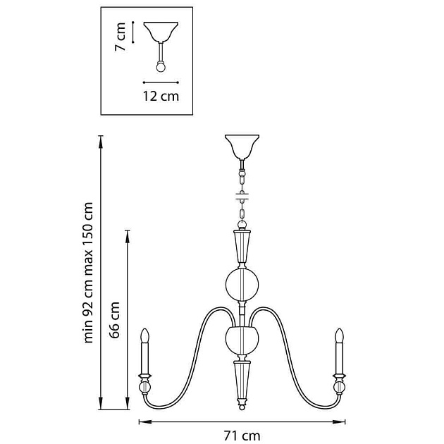 Подвесная люстра Lightstar Ragno 732067 Фото № 4
