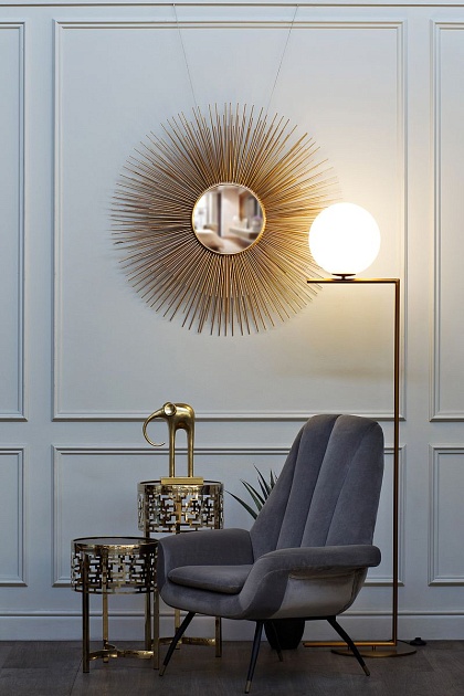 Журнальный стол Garda Decor 13RXFS5080L-Gold изображение 7 Журнальный стол Garda Decor 13RXFS5080L-Gold Фото № 7