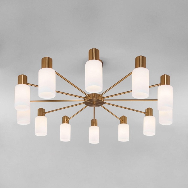 Потолочная люстра Eurosvet Vegga 70160/12 латунь Фото № 6