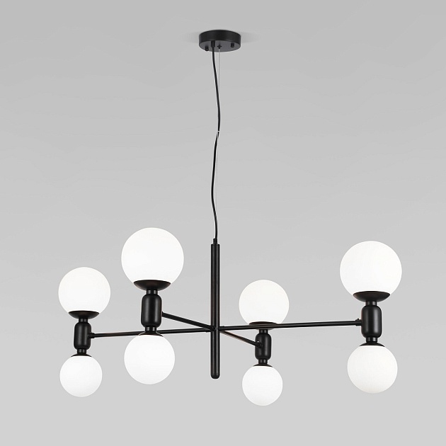 Подвесная люстра Eurosvet Bubble 30182/8 черный Фото № 