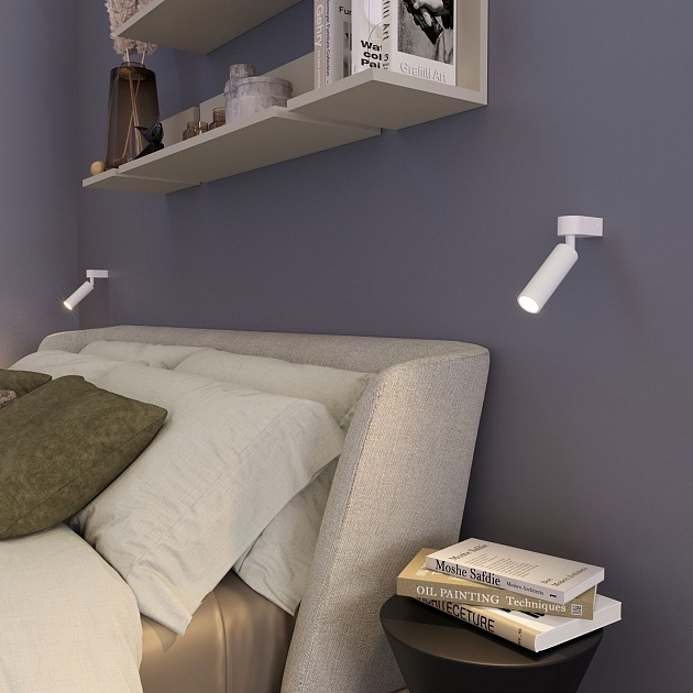 Светодиодный спот Eurosvet Pitch 20143/1 LED белый изображение 3 Светодиодный спот Eurosvet Pitch 20143/1 LED белый Фото № 3