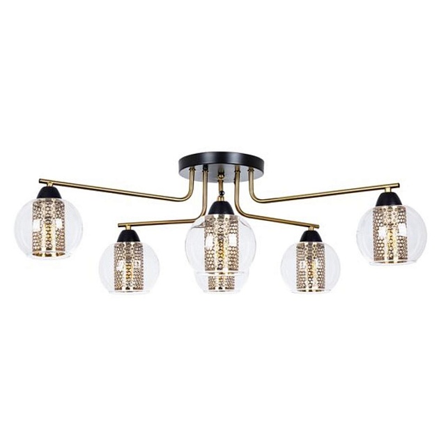 Потолочная люстра Arte Lamp Manchester A7045PL-6BK Фото № 