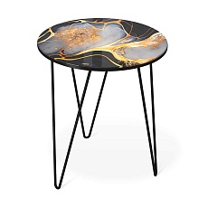 Журнальный стол Sheffilton SHT-CT27 черный алмаз/черный муар 4007482109