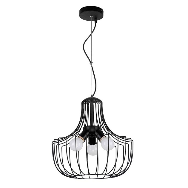 Подвесной светильник ЭкономСвет 10287/3BK BK Фото № 