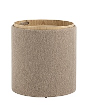 Пуф с ящиком Stool Group Хюгге S рогожка бежевая 19B260LS BY1701-3 3