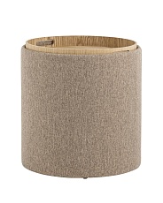 Пуф с ящиком Stool Group Хюгге S рогожка бежевая 19B260LS BY1701-3 3