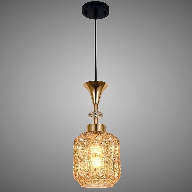 Подвесной светильник Reluce 02003-0.9-01 Amber Фото № 3