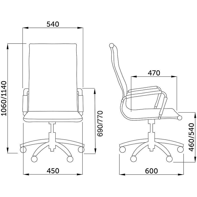 Офисное кресло AksHome Elegance белый, экокожа 69495 Фото № 2