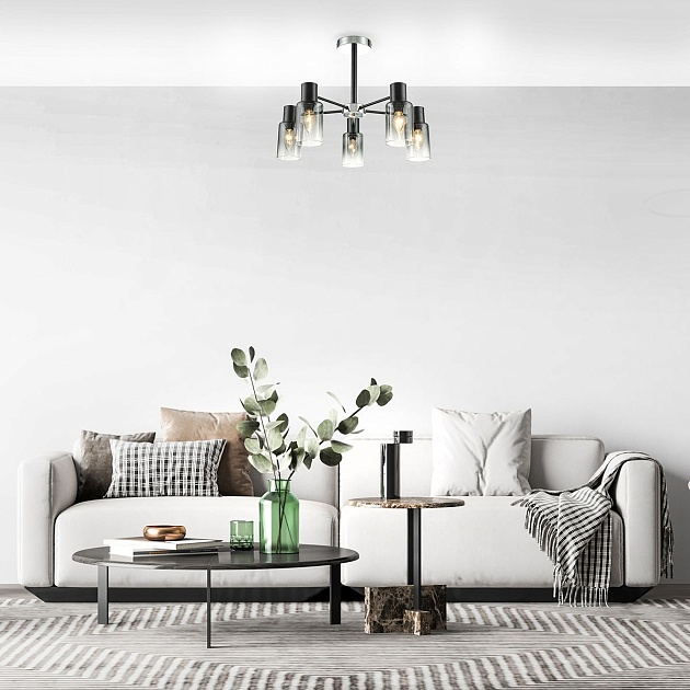 Потолочная люстра Escada Diversity 2120/5P Black Фото № 6