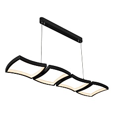 Подвесной светодиодный светильник iLedex Roomy 8196-4L-D-T BK 2