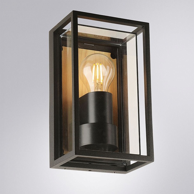 Уличный настенный светильник Arte Lamp Marfik A2322AL-1BR Фото № 3