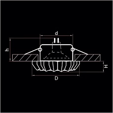 Встраиваемый светильник Lightstar Solo Ray 002120 1