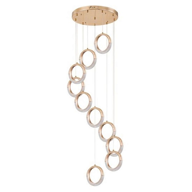 Подвесная светодиодная люстра Arte Lamp Montana A7777SP-10GO изображение Подвесная светодиодная люстра Arte Lamp Montana A7777SP-10GO Фото №