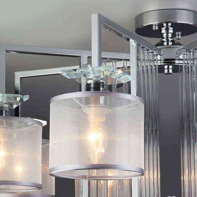 Потолочная люстра Eurosvet Fargo 60123/8 хром Smart Фото № 4