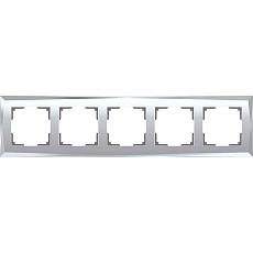 Рамка на 5 постов зеркальная Werkel W0051220 4690389158896
