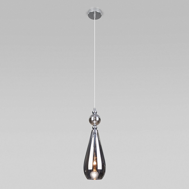 Подвесной светильник Eurosvet Ilario 50202/1 дымчатый изображение 3 Подвесной светильник Eurosvet Ilario 50202/1 дымчатый Фото № 3