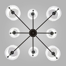 Подвесная люстра Eurosvet Notturno 60162/8 черный 3