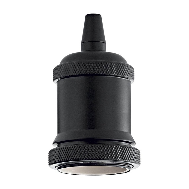 Патрон Ideal Lux Portalampada E27 Ghiera Nero 249209 Фото № 