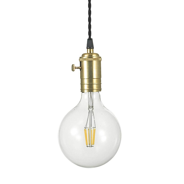 Подвесной светильник Ideal Lux Doc SP1 Ottone 163154 Фото № 