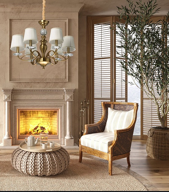 Подвесная люстра Chiaro Сильвия 404010606 Фото № 15