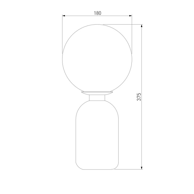 Настольная лампа Eurosvet Оптима Bubble 01197/1 латунь Фото № 2