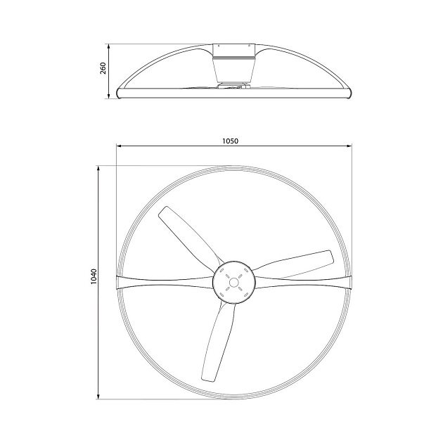 Потолочная светодиодная люстра-вентилятор Mantra Nepal 7532 Фото № 2