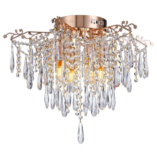Потолочная люстра Natali Kovaltseva Venere 81432/4C Gold Фото № 