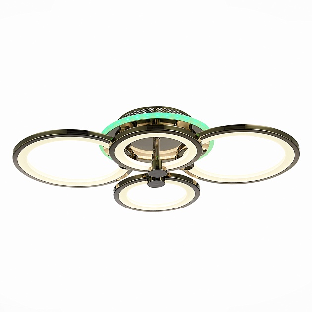 Потолочная светодиодная люстра Evoled Leto SLE200382-04RGB изображение Потолочная светодиодная люстра Evoled Leto SLE200382-04RGB Фото №