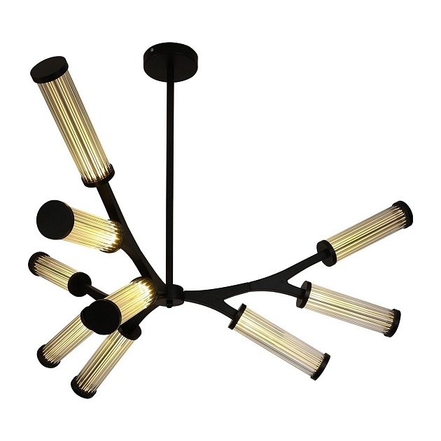 Потолочная светодиодная люстра Gerhort G61249/9BK CL Фото № 2