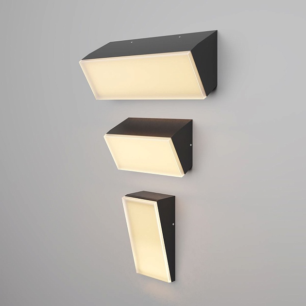 Уличный настенный светодиодный светильник Maytoni Brick O436WL-L10GF3K1 Фото № 6
