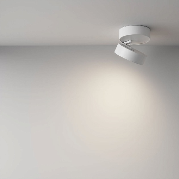 Светодиодный спот Maytoni Onda C024CL-18W4K-W-1 изображение 3 Светодиодный спот Maytoni Onda C024CL-18W4K-W-1 Фото № 3