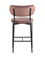Полубарный стул Stool Group Барбара велюр пыльно-розовый CC-09006 HLR-44 4