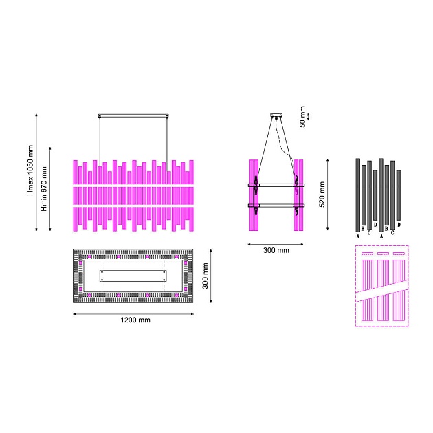 Подвесной светильник Lucia Tucci Rumba 1074.36 Chrome изображение 2 Подвесной светильник Lucia Tucci Rumba 1074.36 Chrome Фото № 2