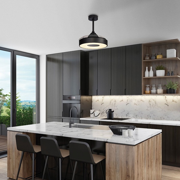 Потолочная светодиодная люстра-вентилятор Mantra COIN 8221 изображение 3 Потолочная светодиодная люстра-вентилятор Mantra COIN 8221 Фото № 3