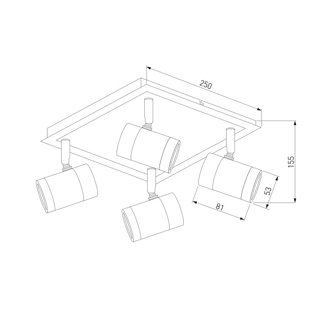 Потолочный светильник Eurosvet 20058/4 перламутровый сатин изображение 2 Потолочный светильник Eurosvet 20058/4 перламутровый сатин Фото № 2