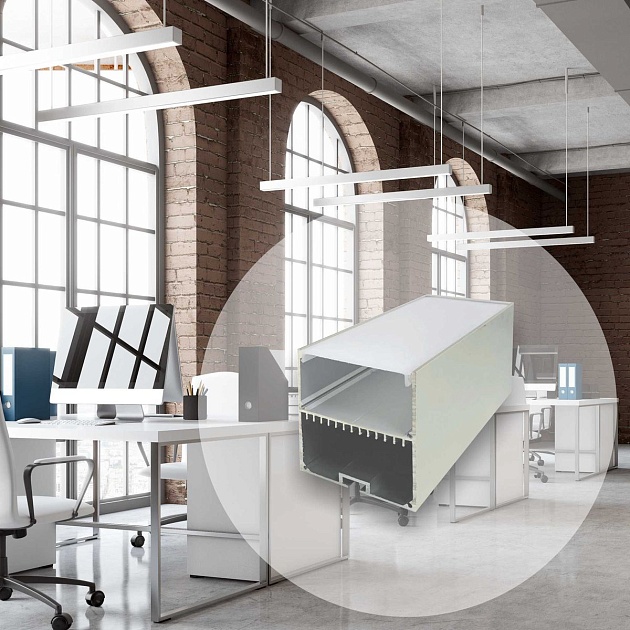 Подвесной профиль с рассеивателем Apeyron 08-28 Фото № 8