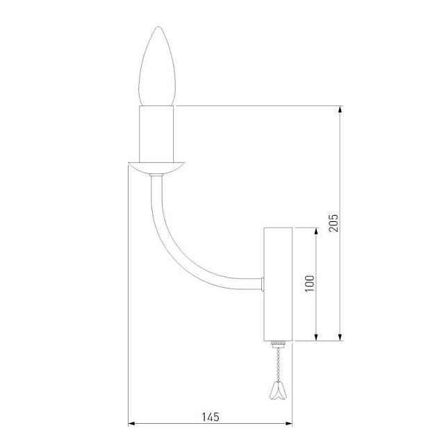 Бра Eurosvet Santi 60139/1 золото изображение 3 Бра Eurosvet Santi 60139/1 золото Фото № 3