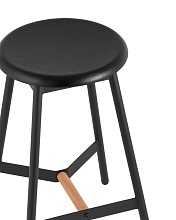 Полубарный стул Stool Group Knobb черный 9117H65 black 1