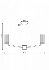 Подвесная люстра Freya Manisa FR5036PL-08N 1
