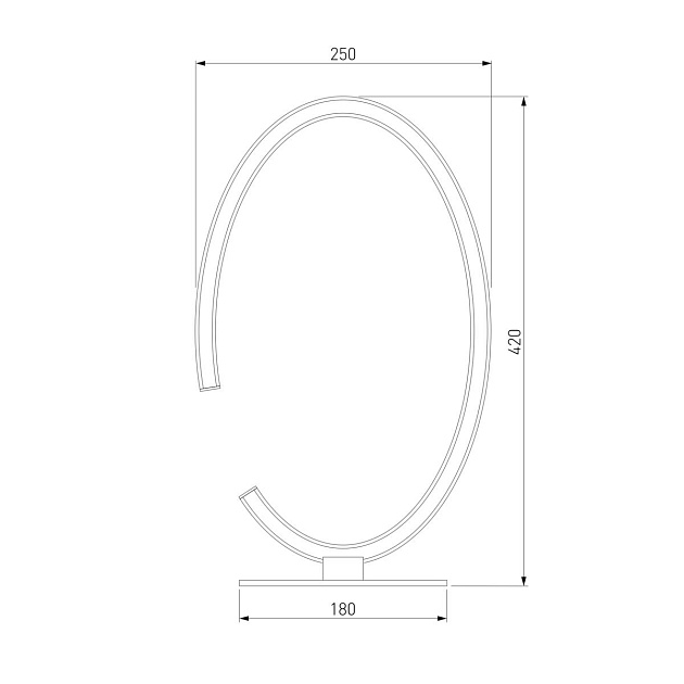 Настольная лампа Eurosvet 80414/1 сатин-никель Фото № 2