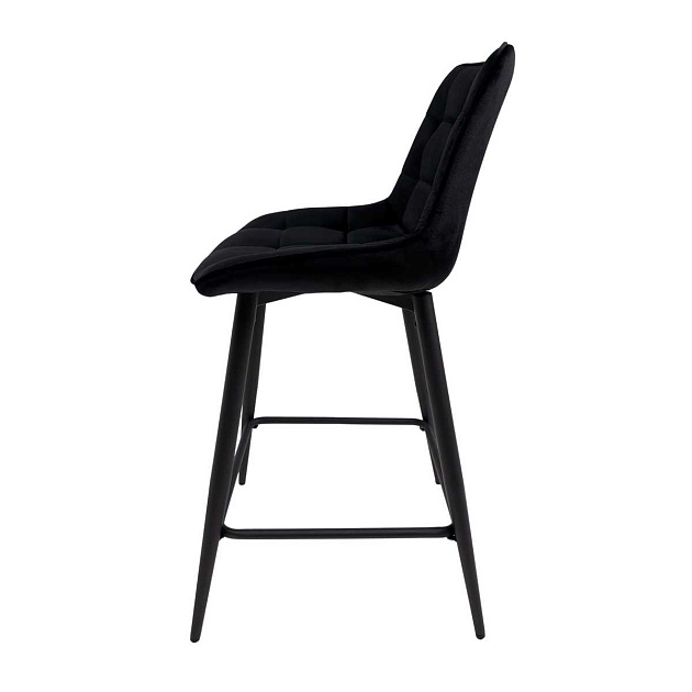 Полубарный стул AksHome Linx черный, велюр 86209 Фото № 11
