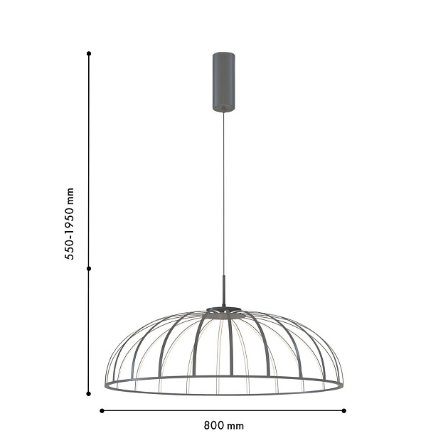 Подвесной светодиодный светильник Favourite Vertex 4285-8P изображение 2 Подвесной светодиодный светильник Favourite Vertex 4285-8P Фото № 2